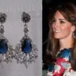 The Queen Mother’s Sapphire And Diamond Fringe Earrings - Natural Blue Sapphires