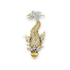 The Night of the Iguana brooch, by Schlumberger - Natural Blue Sapphires