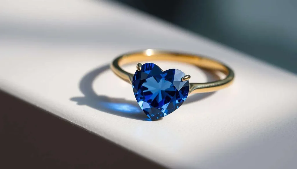 Blue sapphires have long been linked to love and romance.- Natural Blue Sapphires